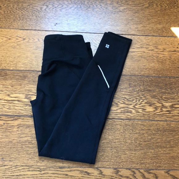 Sweaty Betty Pants - Sweaty Betty High Waisted Black Workout Leggings S